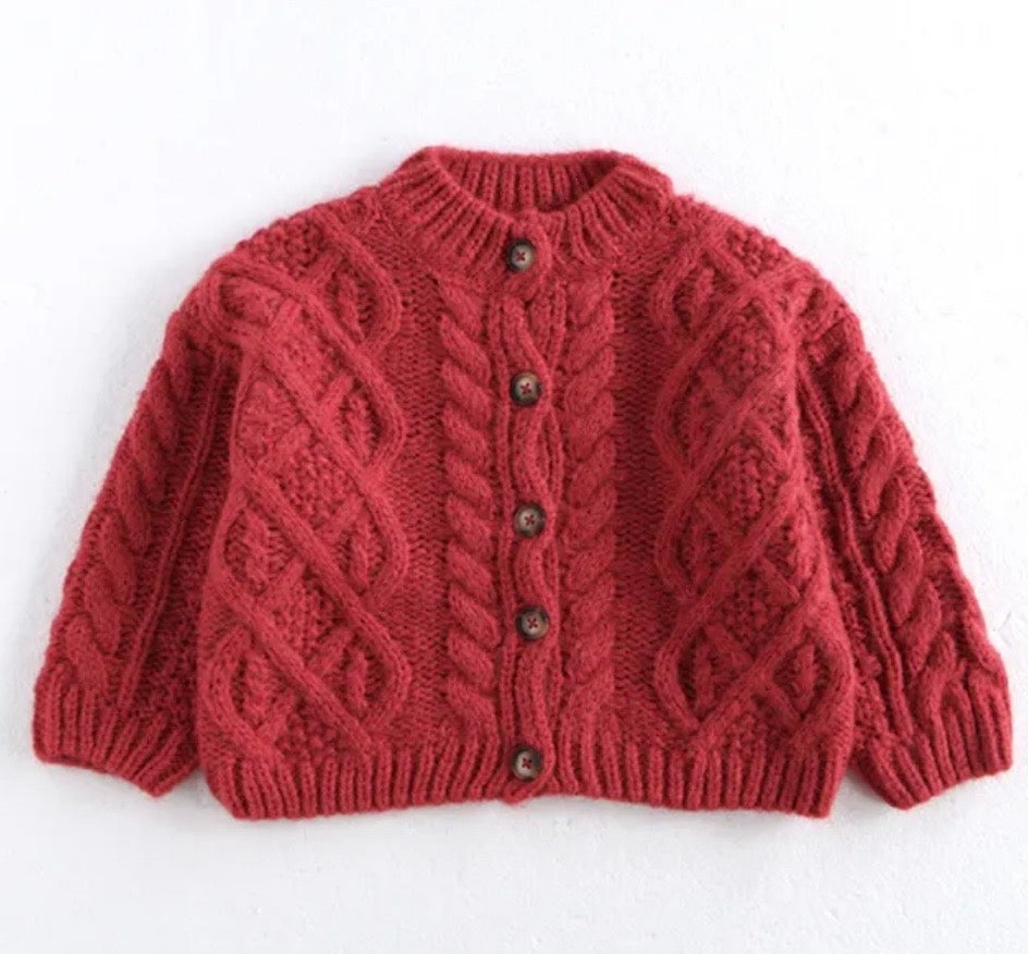 berry cozy sweater