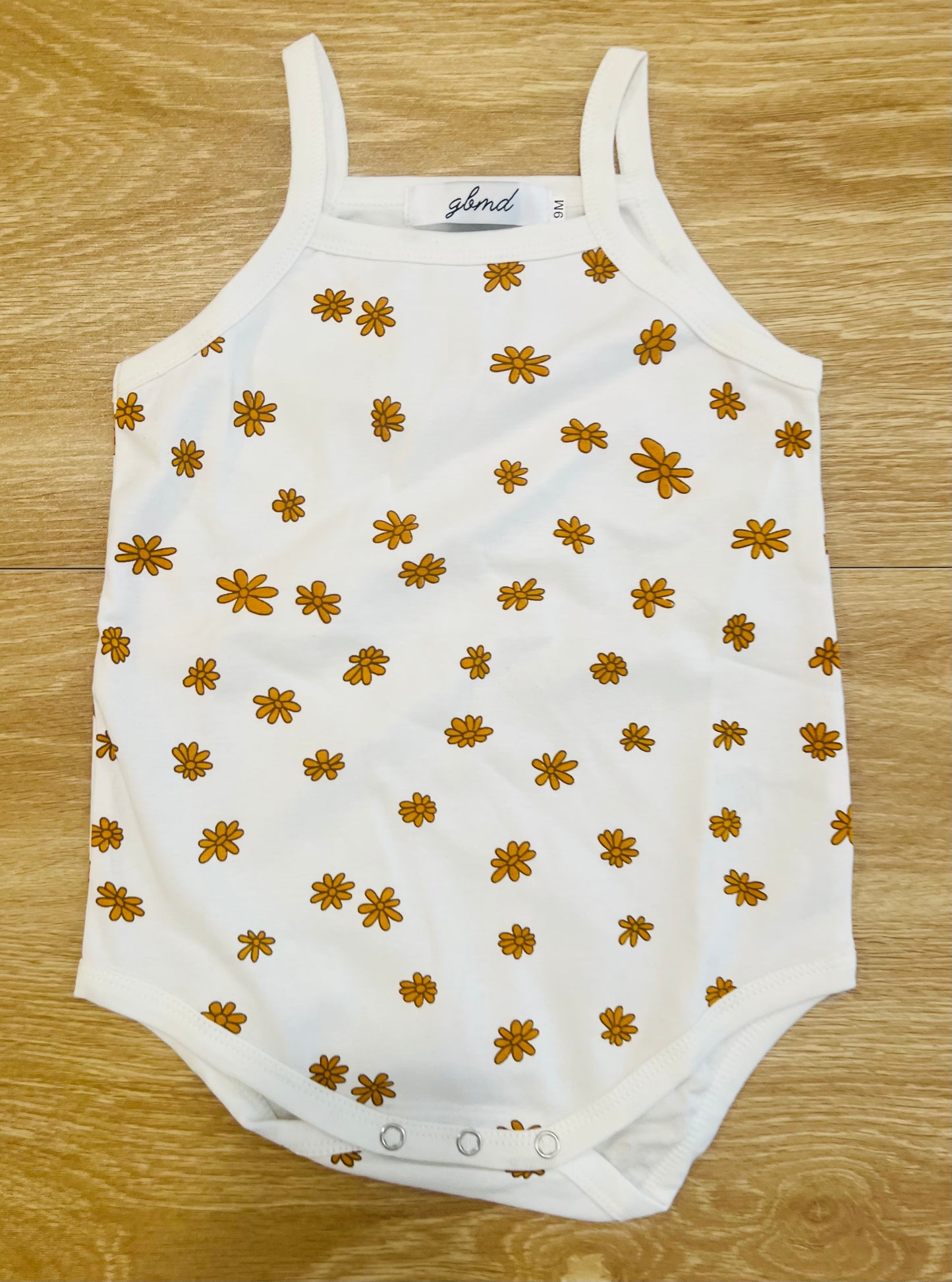 sunflower sling romper