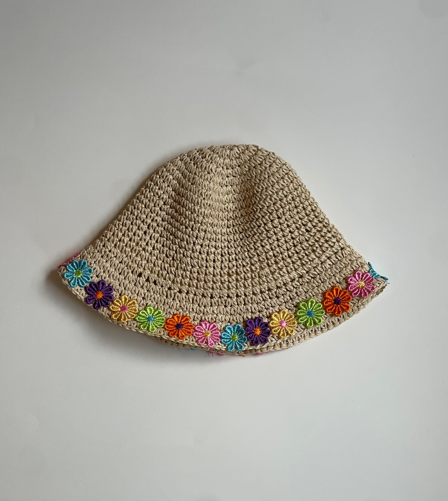 flower boho hat