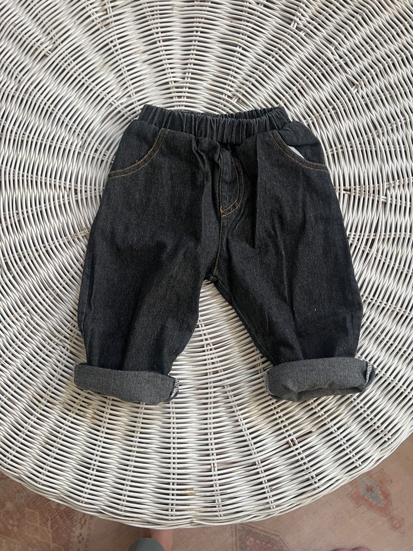 Black denim