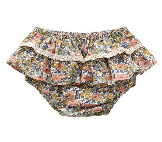 colorful ruffled bloomers
