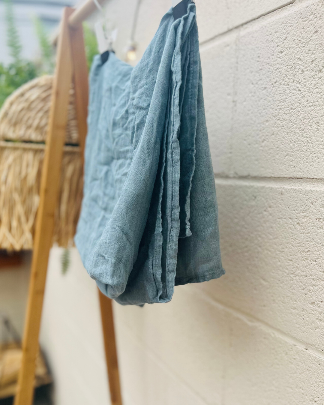 dream in blue swaddle