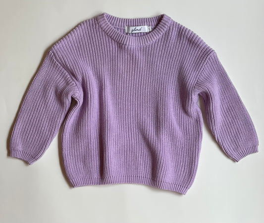 purple sweater