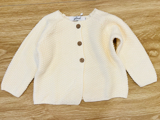cream cardigan top