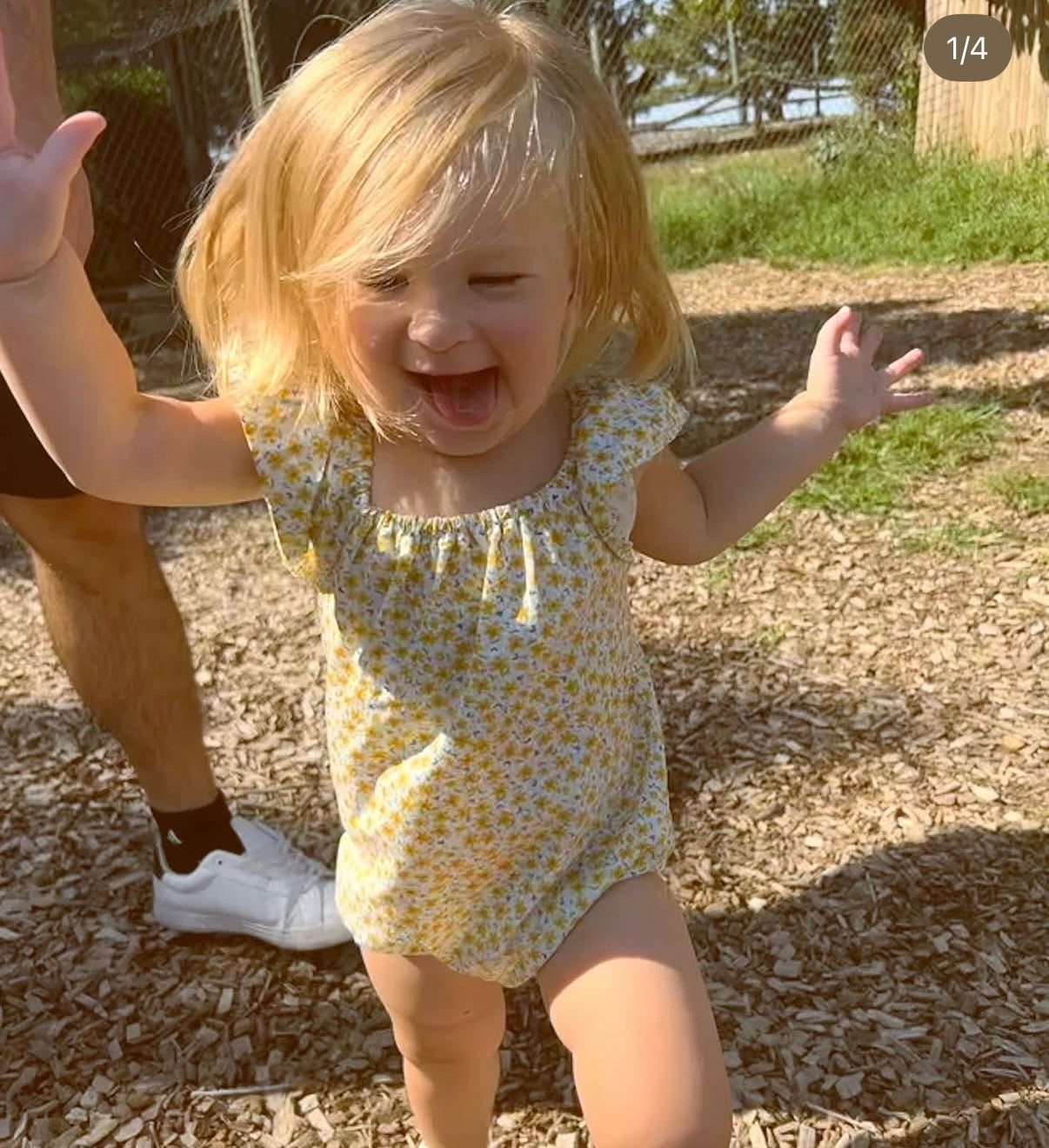 summer floral romper