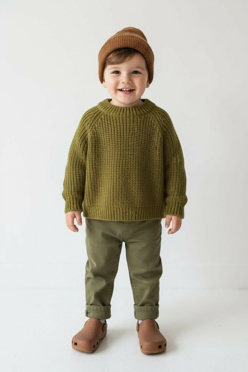 olive you knit sweater