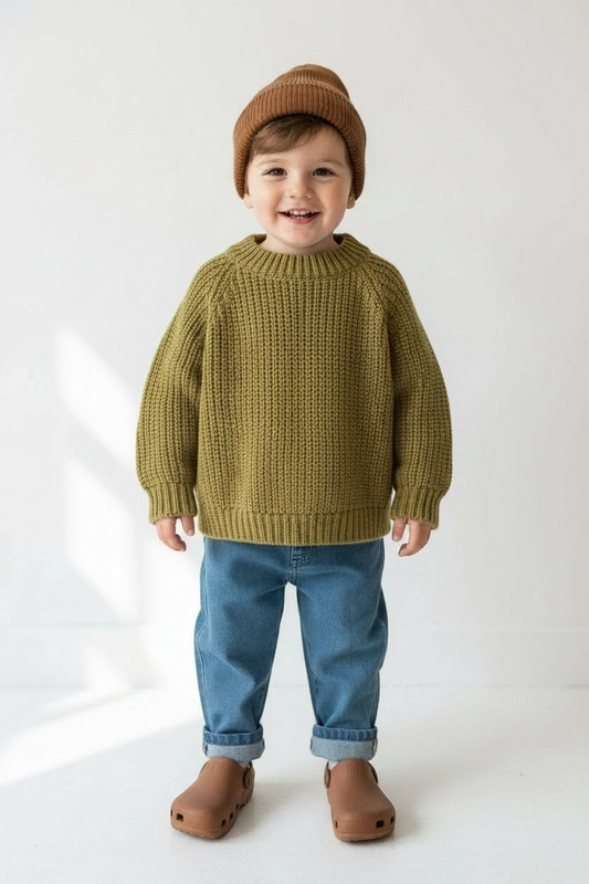 olive you knit sweater