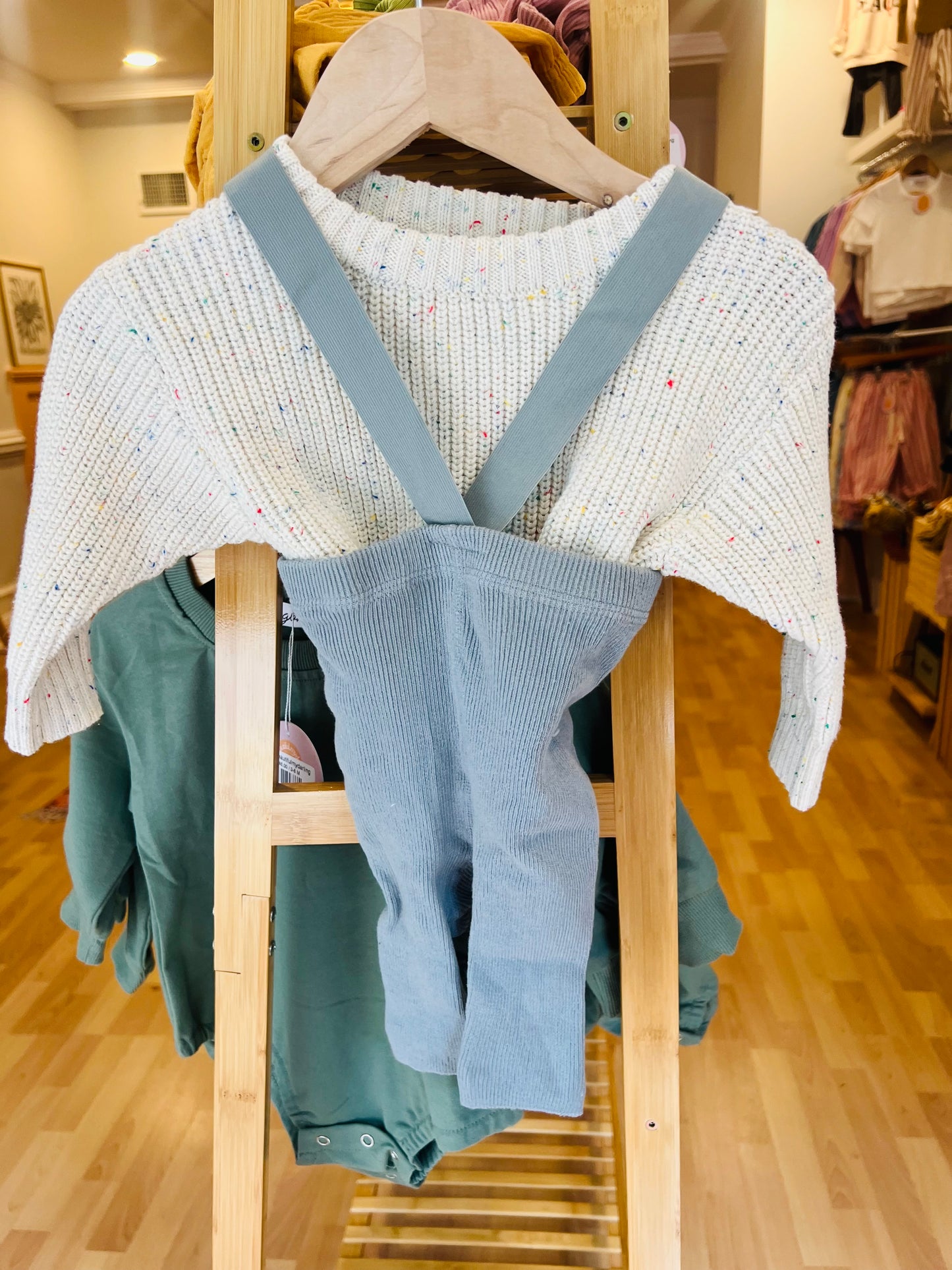 blue suspenders