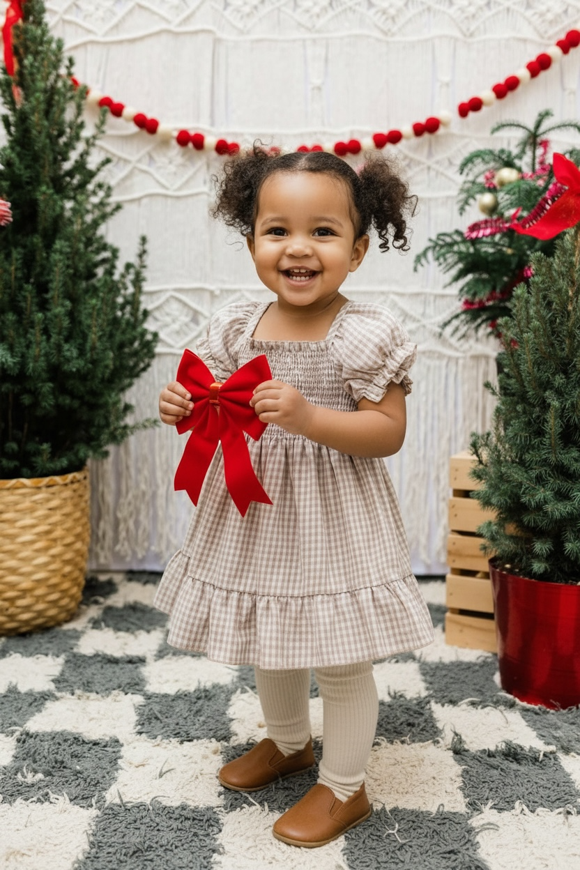 sugar pine plaid dress