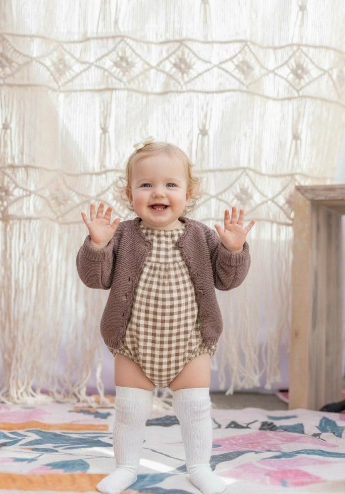 dreamy brown cardigan top