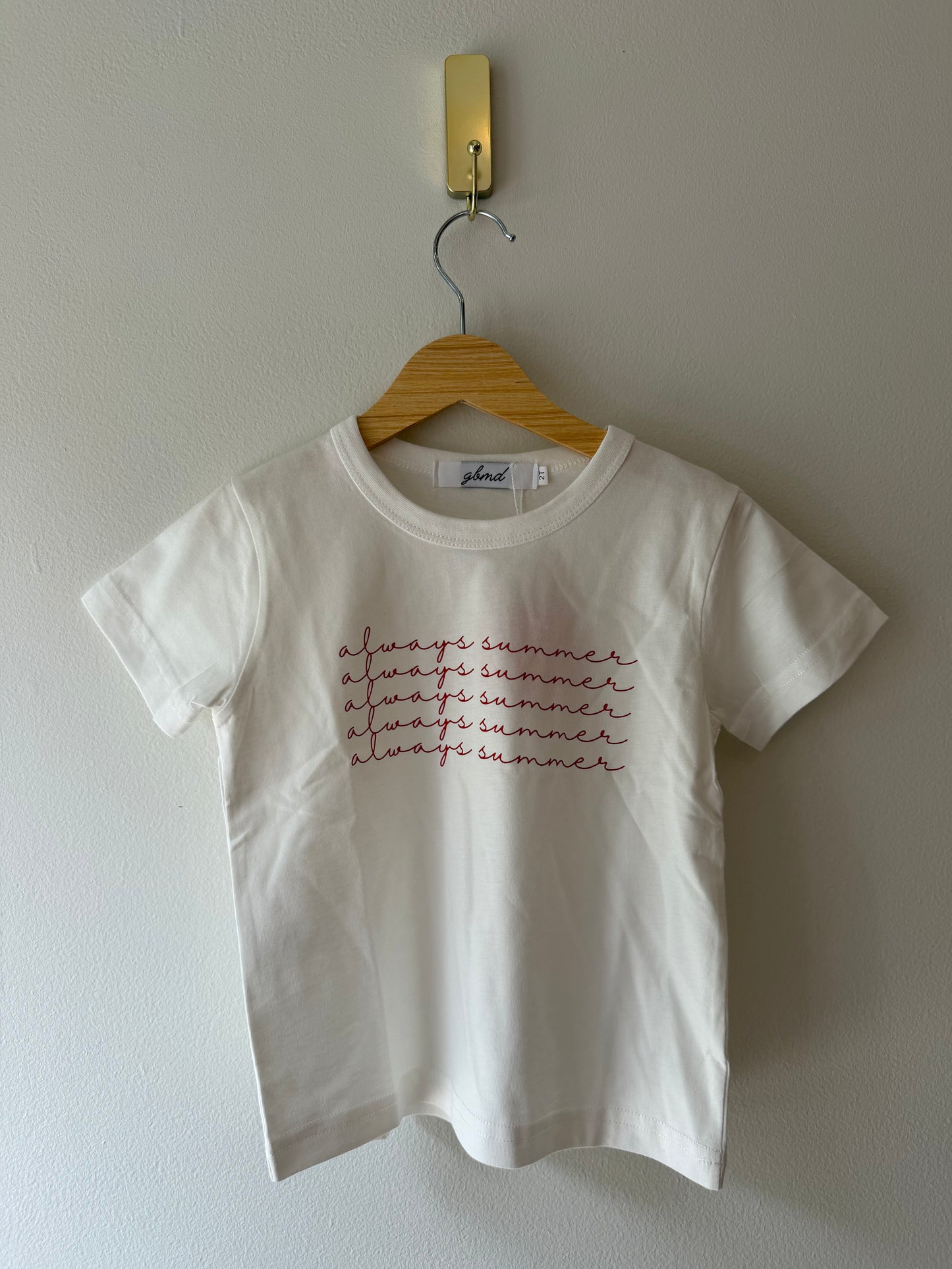 always summer white tee